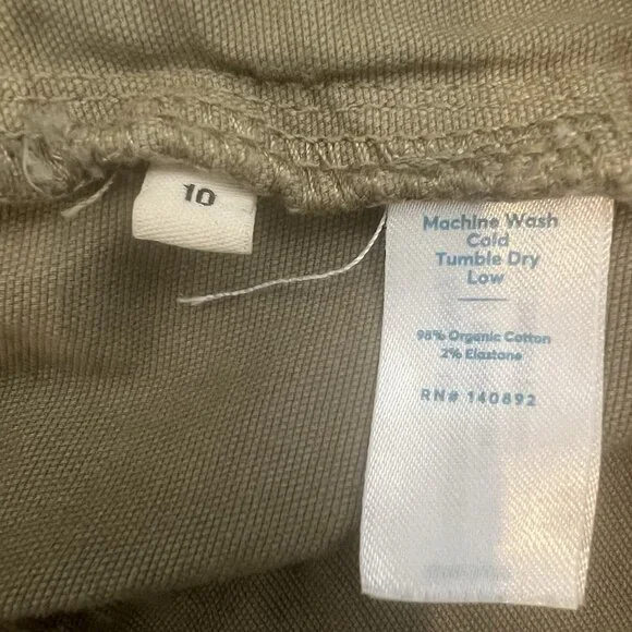Marine Layer Style 14934 Green Taper Leg Carpenter Utility Pants Stretch 10 - Picture 10 of 11